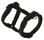 Rogz Utility Small 11MM Nitelife Dog H-harness Reflective Different Colours - Black