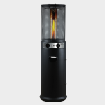 Alva Circular Midi Stand Gas PATIO HEATER Fire Stick Design