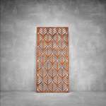 Laser Cut Screen - Design 067 - 2000 X 1000 X 20 Rust Coat Indoor