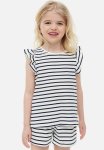 3 Pack Cotton Shorts - Light Blue Striped