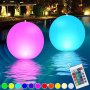 Inflatable LED Glowing Ball With Remote Control Water Beach Pool Glowing Ball Holiday Courtyard Decoration Party Supplies