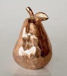 Copper Look Pear Ornament 14X15CM