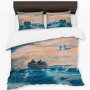 Gone Fishing By Botha Louw Duvet Cover Set King