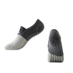 1 Pair Non-slip Yoga Socks For Women Pilates And Floor Exercise Socks With Grips