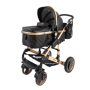 Belecoo Pu Leather Travel System Black