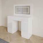 Modern LED Vanity Dressing Table With Built-in Mirror Lights