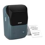 Niimbot B1 Portable Thermal Label Printer - Lake Blue - Navy 12 Months