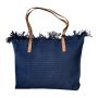 Cotton Road Woven Beach Bag