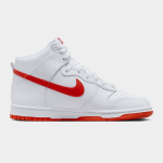 Nike Men's Dunk High White red Sneaker