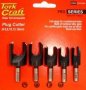 Tork Craft 5PCE Plug Cutter Set 6-8-10-12-16MM