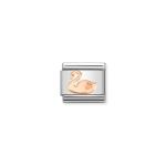 Composable Classic Link Rose Gold Swan