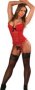 Carmen Dreamer Lace Lingerie Body Set Red