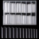 240PCS Transparent Fake Nail Tips Ultra-thin And No Need For Carving Or Grinding For Beautiful Press On Nails