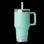 Rambler 35 Oz Straw Mug Seafoam