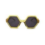 Hex Primo Sunglasses In Gold - Large