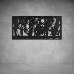Wetlands Wall Art - 2900 X 1400 X 20 Matt Gold Indoor