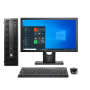 Hp Elitedesk 800 G2 Sff Desktop PC Combo Intel Core I5-6500 6TH Gen 8GB DDR4 RAM 500GB Hdd Windows 10 19" Wide LED Monitor