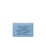 K autograph Patch Bifold Wallet Gift Set -blue Boom