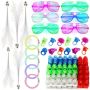 78 Piece Glow In The Dark LED Light Up Toy Bulk Party Favors For Adult Kids