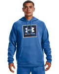 Men's Ua Rival Fleece Graphic Hoodie - Victory Blue LG