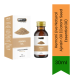Live Natural Ajwain Oil Carom Seed Essential Oil 30ML - For External Use Only - 30ML