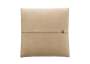 Jumbo Pillow - Leather - Beige