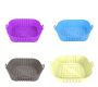 Square Silicone Air Fryer Liner 20CM - 4PACK-RESUABLE Air Fryer Liner