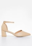 Edit Norah Anklestrap Block Heel - Natural
