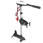 55LB Thrust Trolling Motor 8 Speed Electric Outboard Motor Kayak Motor With Adjustment 6-INCH Extendable Handle 30" Shaft Lengt