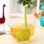 Food Grade Pp Cooking Dinosaur Infuser Loch Ness Monster Shape Heat Resistance Total Tea Strainers Teaware Coffee Tools Green
