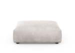 Sofa Seat - Velvet - Light Grey - 105CM X 84CM