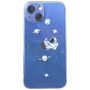Cartoon Astronaut And Planets Phone Case For Iphone 13 Pro - Transparent