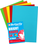 Butterfly A4 Bright Board 50S Assorted