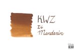 Kwz Fountain Pen Ink - Ig Mandarin