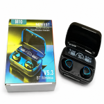 Bluetooth Wireless Earbuds With LED Power Display & Backup Charging Case