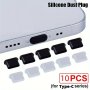 10PCS Cell Phone Dust Plugs For Type C Cell Phone Charging Port Protector.