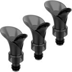 2-IN-1 Wine Stopper & Wine Pourer 3 Pieces Polypropylene Bottle Stopper