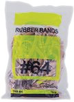 - No. 64 Rubber Bands - Approx 500 Bands Box Of 10