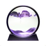 Zs - 3D Dynamic Moving Sand Art 26CM - Purple