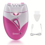 Electric Female Epilator Facial Full Body Hair Remover Rechargeable Bikini Underarms Hair Removal Device Summer Essentials For W