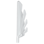 Parts Wing 9L With Stylized Feathers 11091 - White