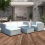 Shayd - 6PC Cyprus Outdoor Rattan Patio Set