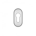 Qs Escutcheon QS4405 Stainless Oval Cylinder