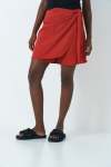 Front Tie Skort - 16 Red
