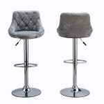 Suede Bar Chair – Available In 2 Colours