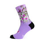 I Love Boobies Lilac - I Am Enough Socks - Medium
