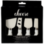 Ceramic Coated Cheese Knife Set 4 Piece