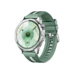 Huawei Watch GT 6 GPS Smartwatch - 46mm - Green Fluoroelastomer and Fabric Strap