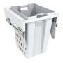 Pull Out Laundry Bin 450MM Base White 50 Litre