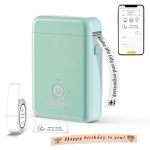 Orgbro Label Maker Machine With Tape X1 Portable Bluetooth MINI Label Printer Support Pre-cut & Continuous Label Wireless Small